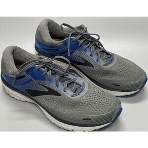 Brooks Gray and Blue Athletic Shoes . 14 2E